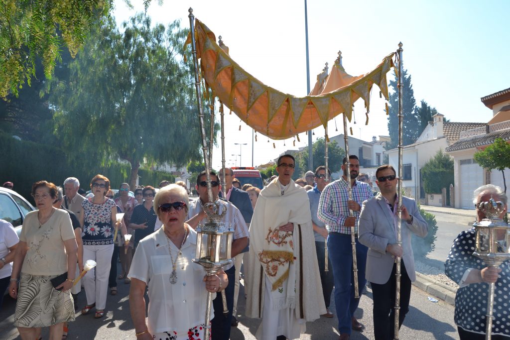 Momento de la procesión. Foto: Antonio Expósito Rodríguez.