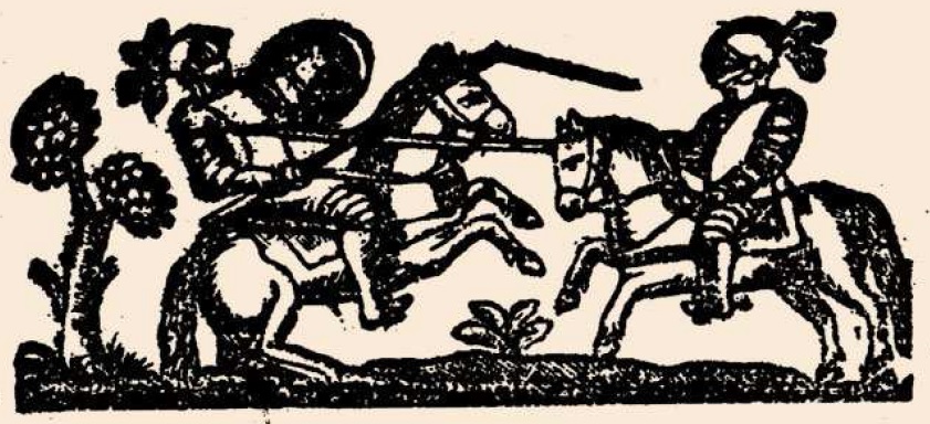 Figura 3. Viñeta del lance entre el Moro Tarfe y Garcilaso de la Vega.